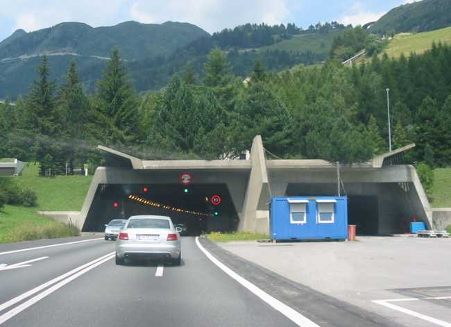 Gotthard Road Tunnel Switzerland