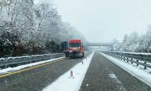 autostrada spazzaneve neve