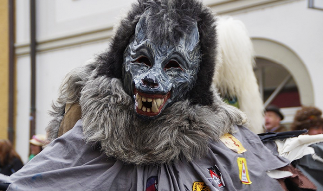 carnevale maschera lupo