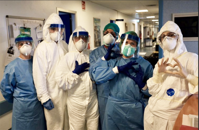 infermieri protezione sanitari covid