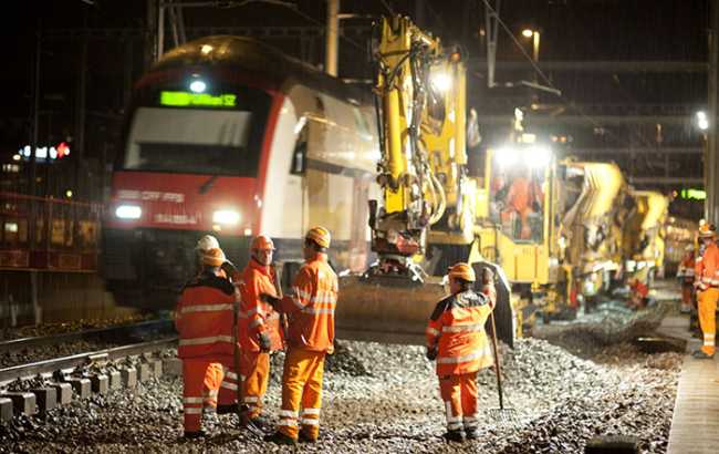 lavori treni binari ferrovia sbb ffs