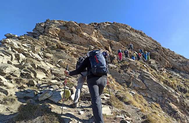 salita sentiero fabbri montagna rosswald