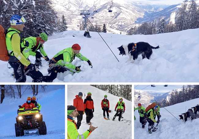 soccorso alpino valanga domobianca simulazione ix dic 20