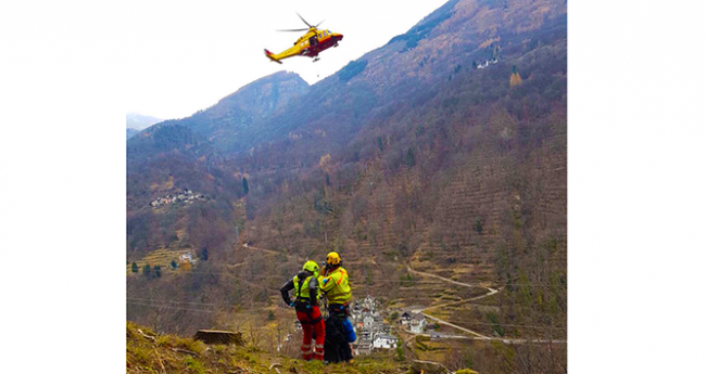 elicottero soccorso recupero
