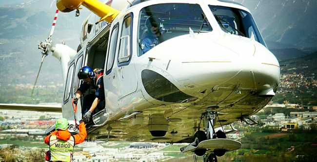 soccorso alpino elicottero