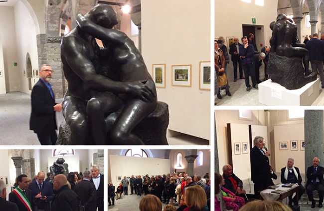 bacio rodin inaugurazione mix