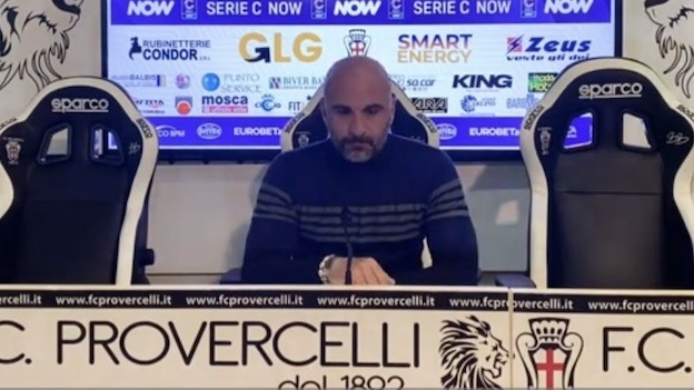 Pro Vercelli, mister Banchini presenta la gara con il Vicenza